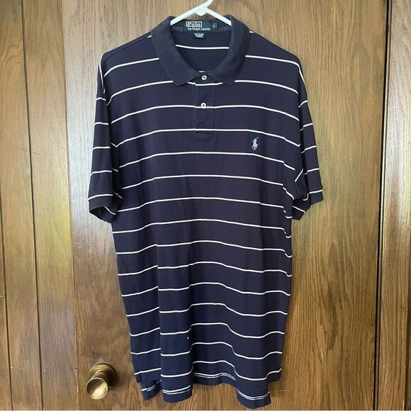 Polo Ralph Lauren Navy Polo Shirt With Logo - Picture 2 of 7